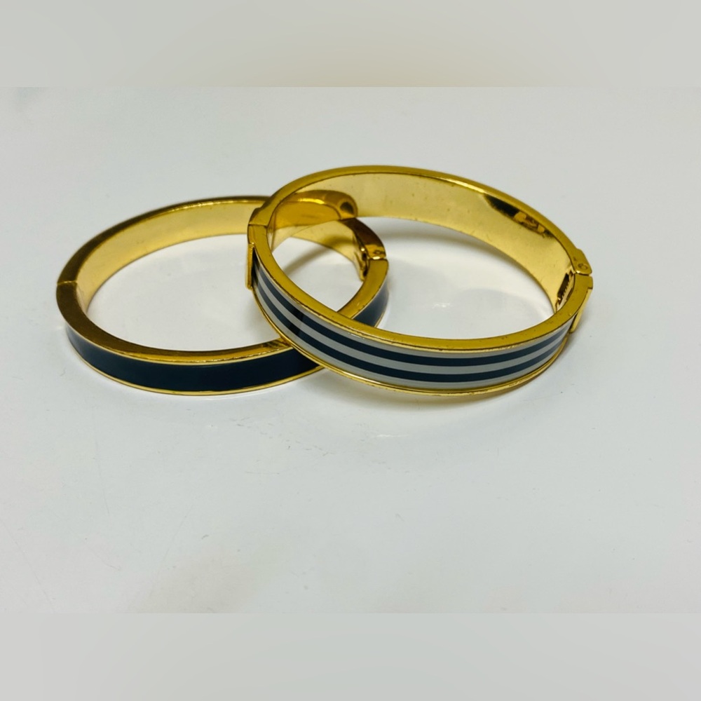 Talbots, Gold/Black & Gold & Black/strips bangles